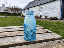 Load image into Gallery viewer, Milk bottle Vase - Lucy Sea Breeze