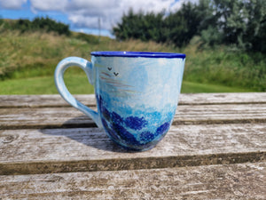Extra Large Mug - Lucy Sea Breeze
