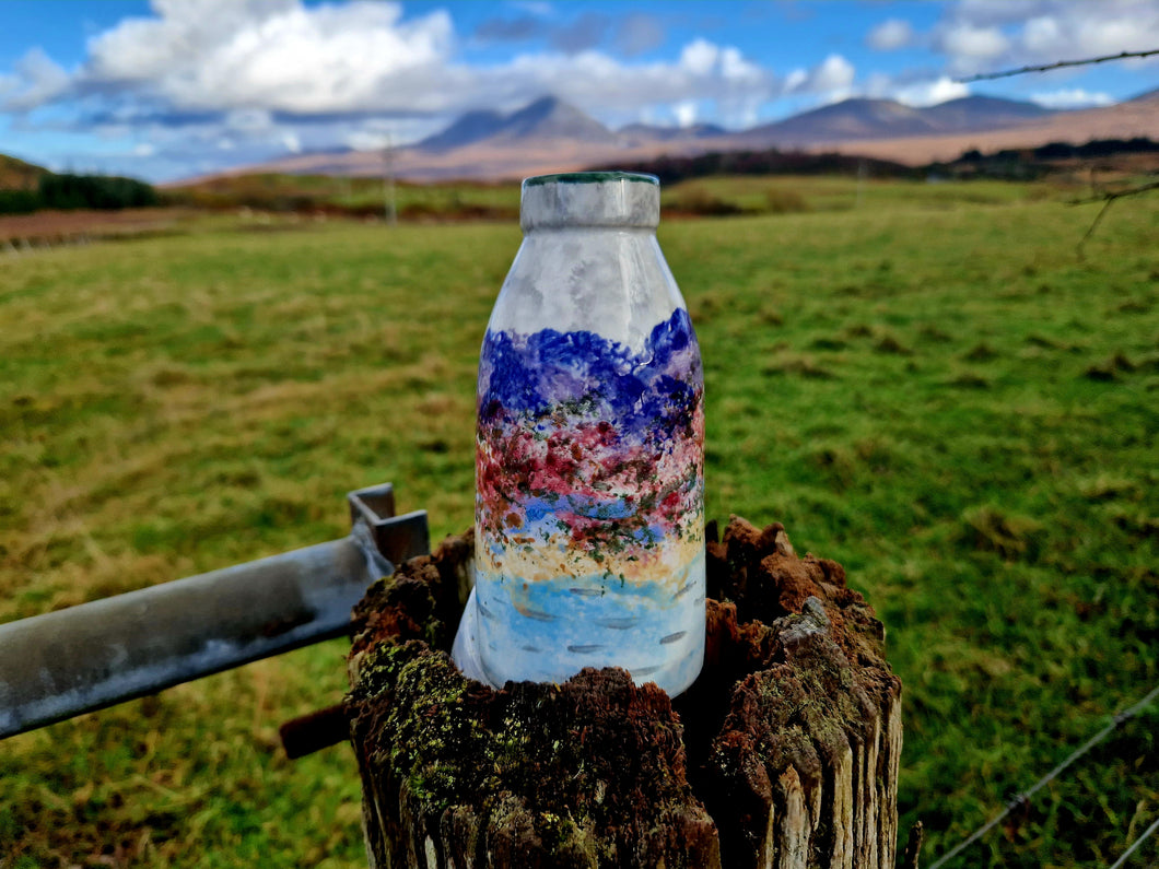 Milk Bottle Vase - Misty Isle
