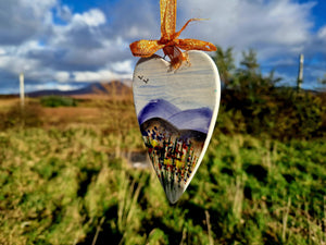 Heart Decoration - Islay's Summer Landscape