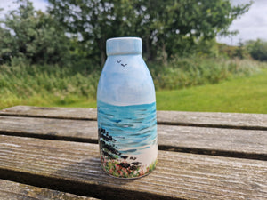 Milk Bottle Vase - Sheena's Islay Beach Time