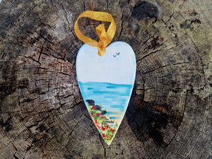 Heart Decoration - Sheena's Islay Beach Time