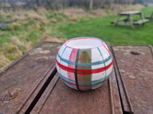 Load image into Gallery viewer, Tealight Holder - Valinda's Hogmanay Tartan
