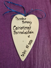 Load image into Gallery viewer, Heart Decoration - Cairistiona's Bunnahabhain
