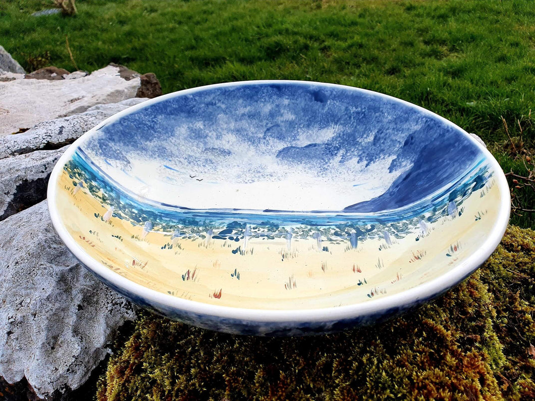 Large Round Serving Bowl (with rim) - Duncan's Bunnahabhain Range