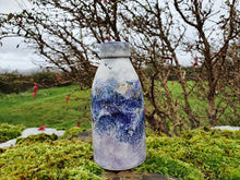 Load image into Gallery viewer, Milk Bottle Vase - Kate&#39;s Purple Heather
